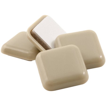 SUPER SLIDERS 1" SQ ADH 4PK