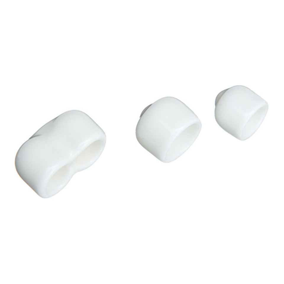 VENTILATED END CAPS WHITE