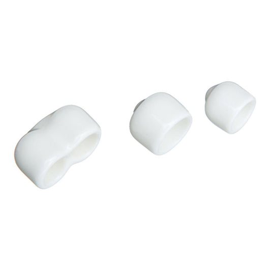 VENTILATED END CAPS WHITE