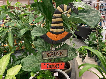 HALLOWEEN WITCH HAT SIGN