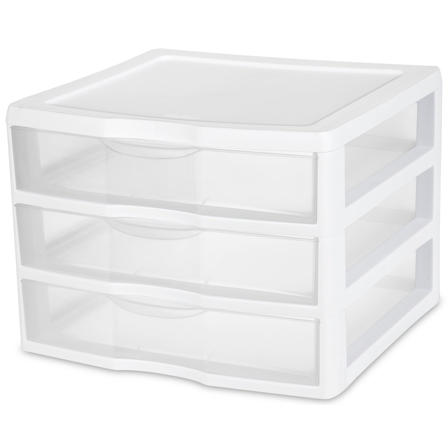 WIDE 3 DRAWER UNIT WHITE