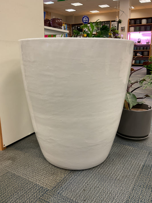 TALL FLARED PLTR 27" WHITE