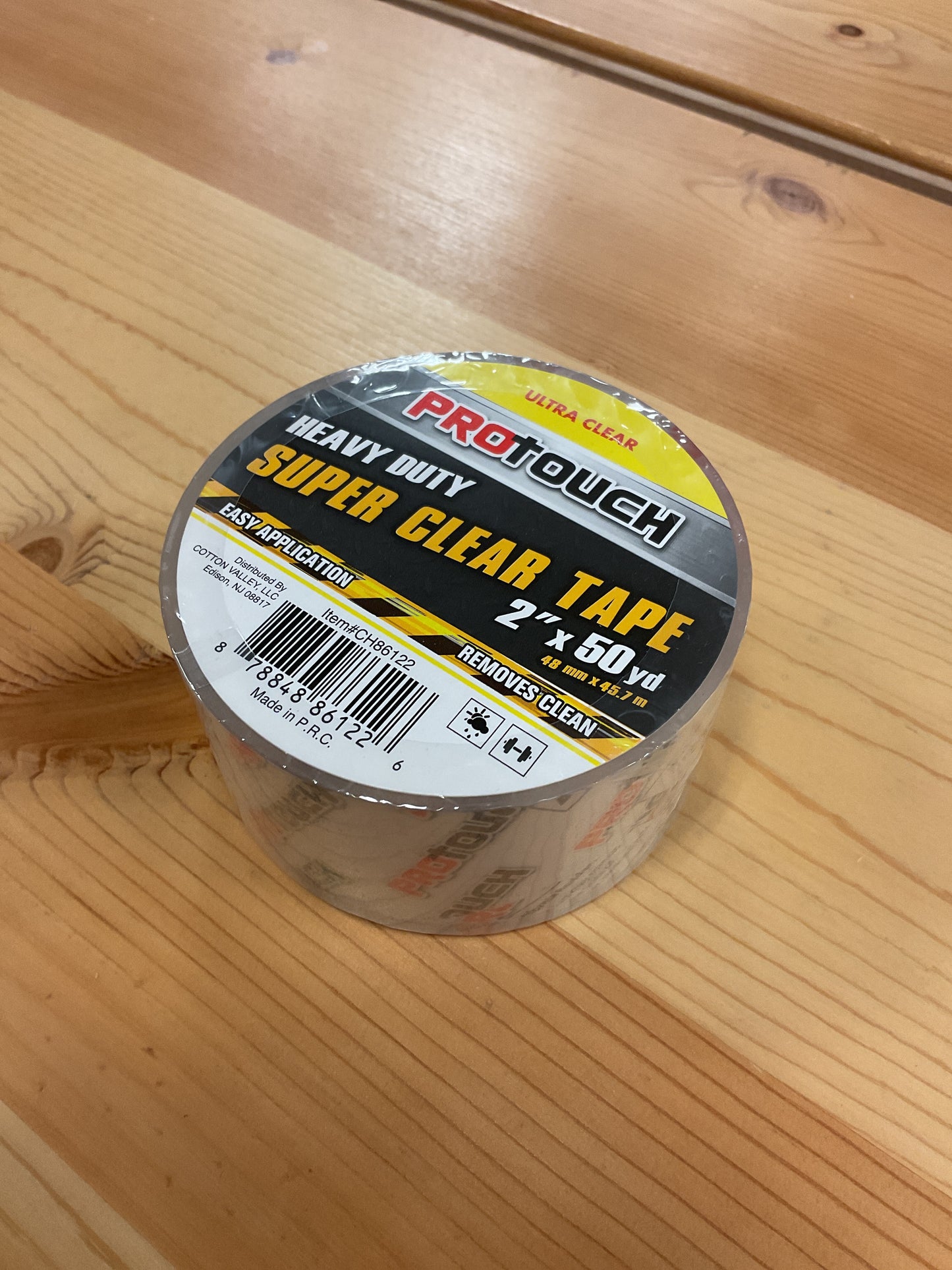 CLEAR PACKING TAPE 2"X50YD
