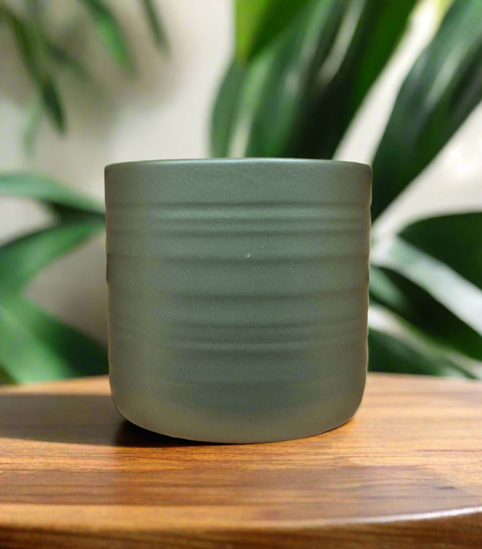 COTTAGE POT 4.8" FOREST GREEN