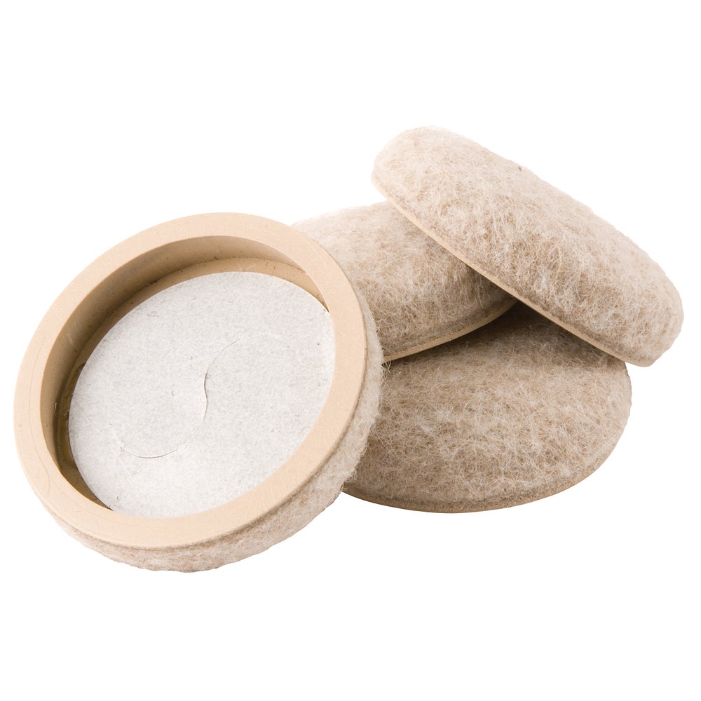 SLIDERS FURN 2" FELT ADH OAT 4PK