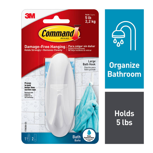 COMMAND LARGE BATH HOOK 5#