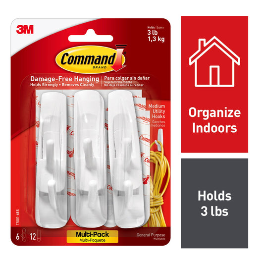 COMMAND MED HOOKS 3# VP 6HKS