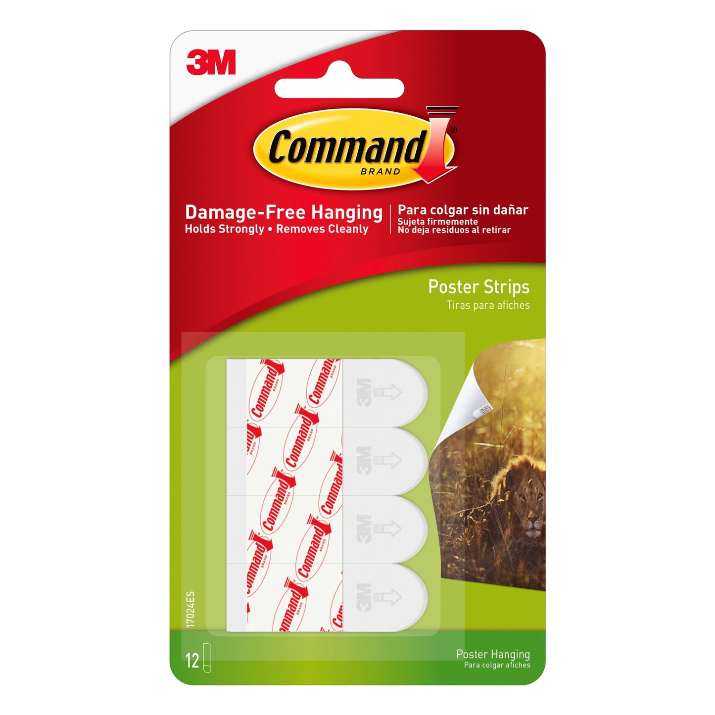 COMMAND POSTER STRIPS 12PK