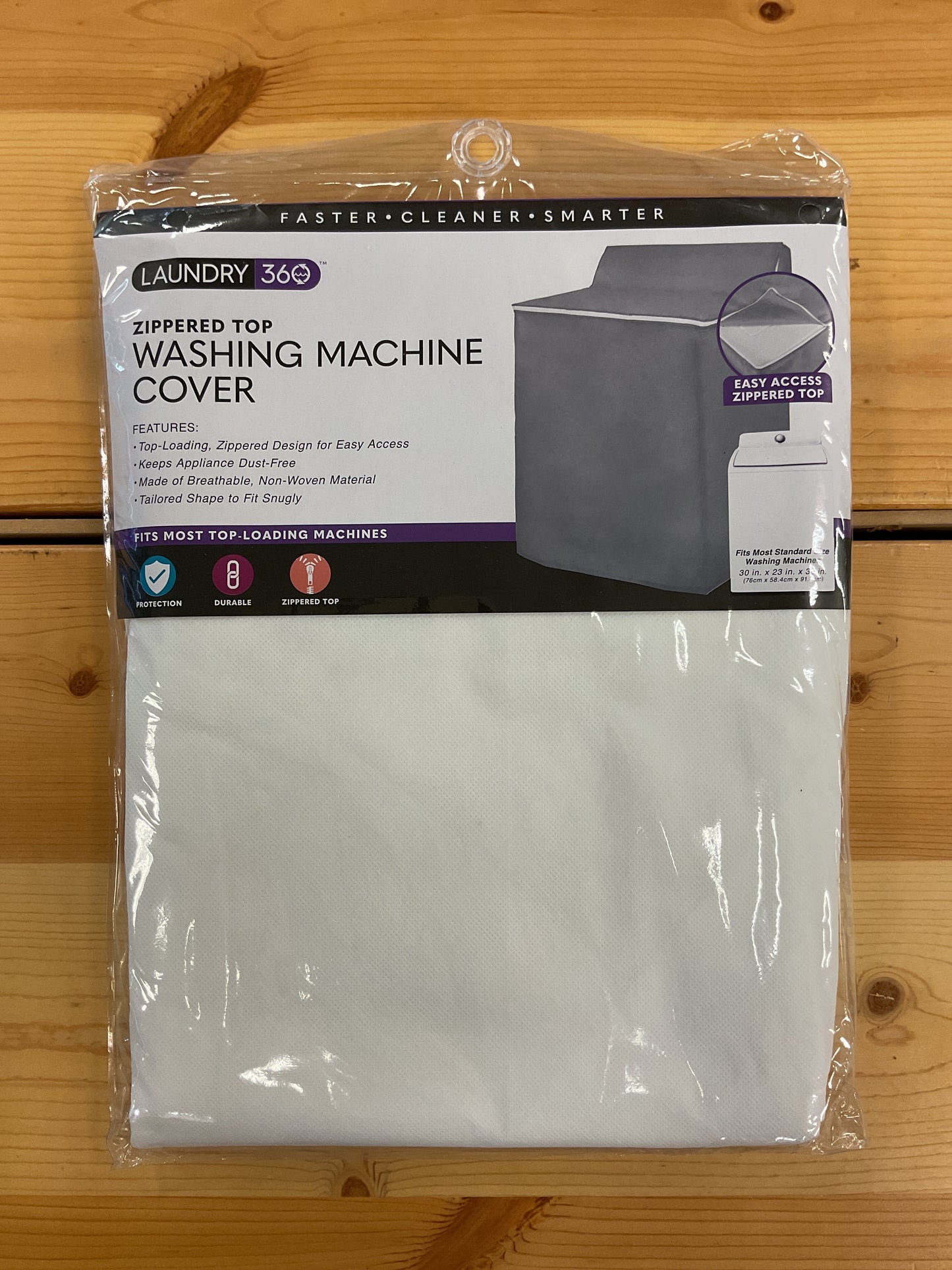 WASHING MACHINE COVER ZIPPERED