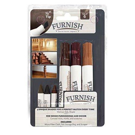 FURNITURE MARKERS 6PC DARK