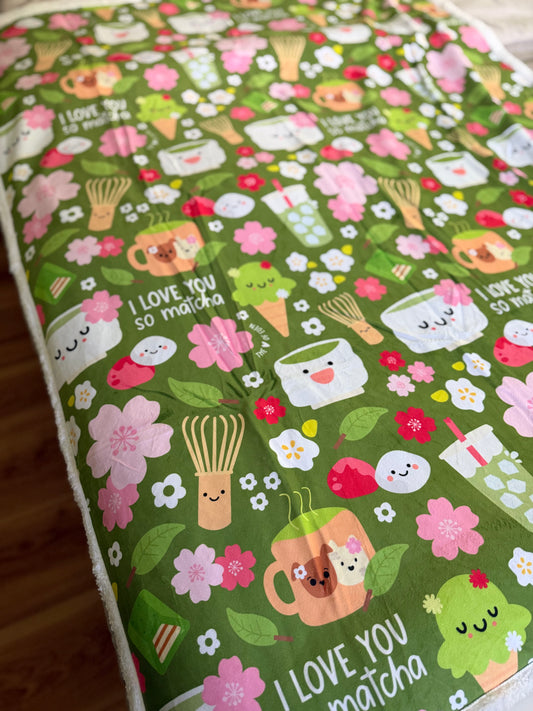 EDEN BLANKET I LOVE YOU SO MATCHA