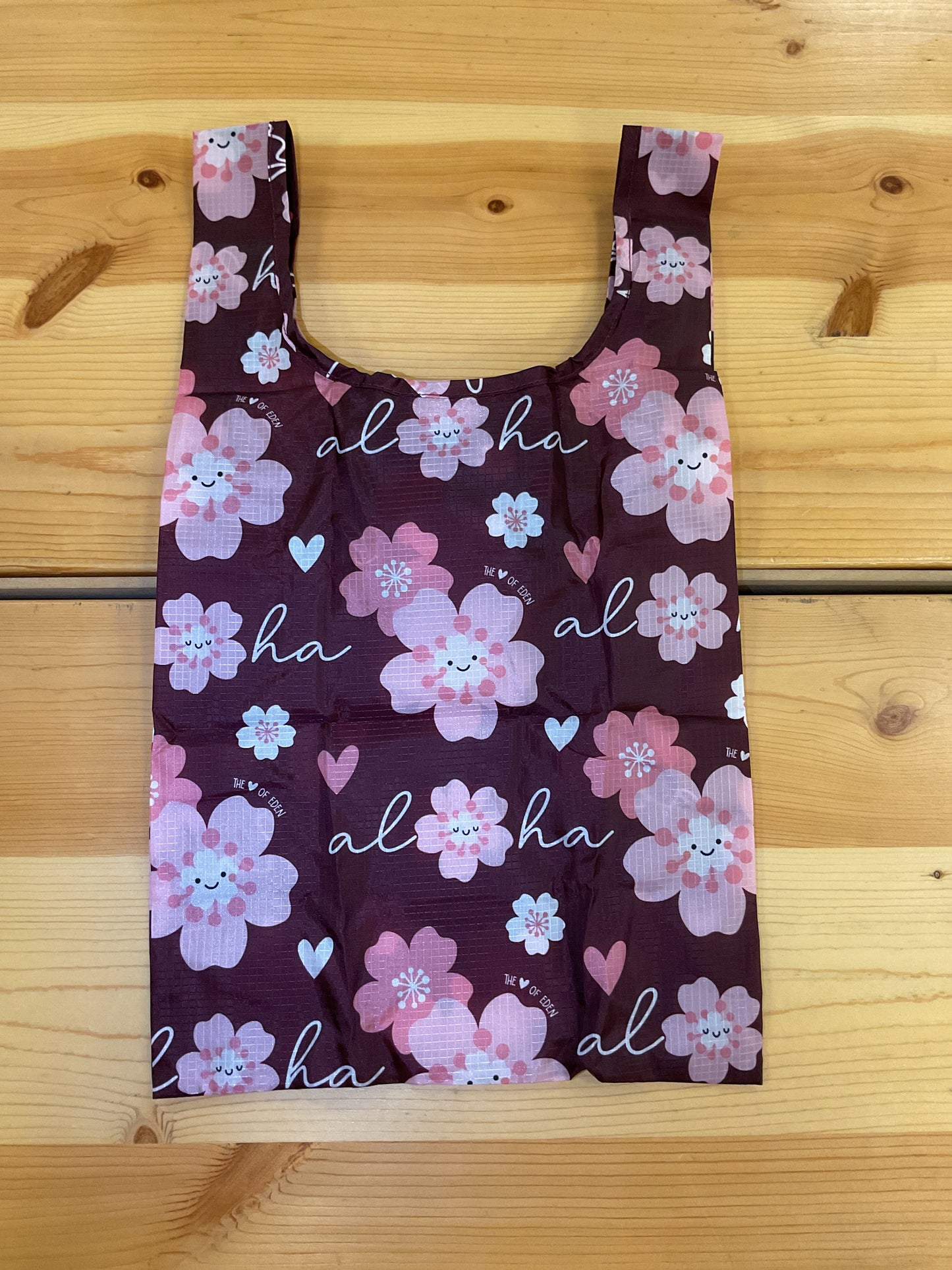 EDEN SMALL TOTE ALOHA SAKURA WINE
