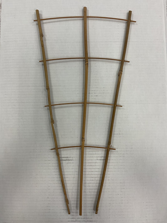 BAMBOO FAN TRELLIS 24"