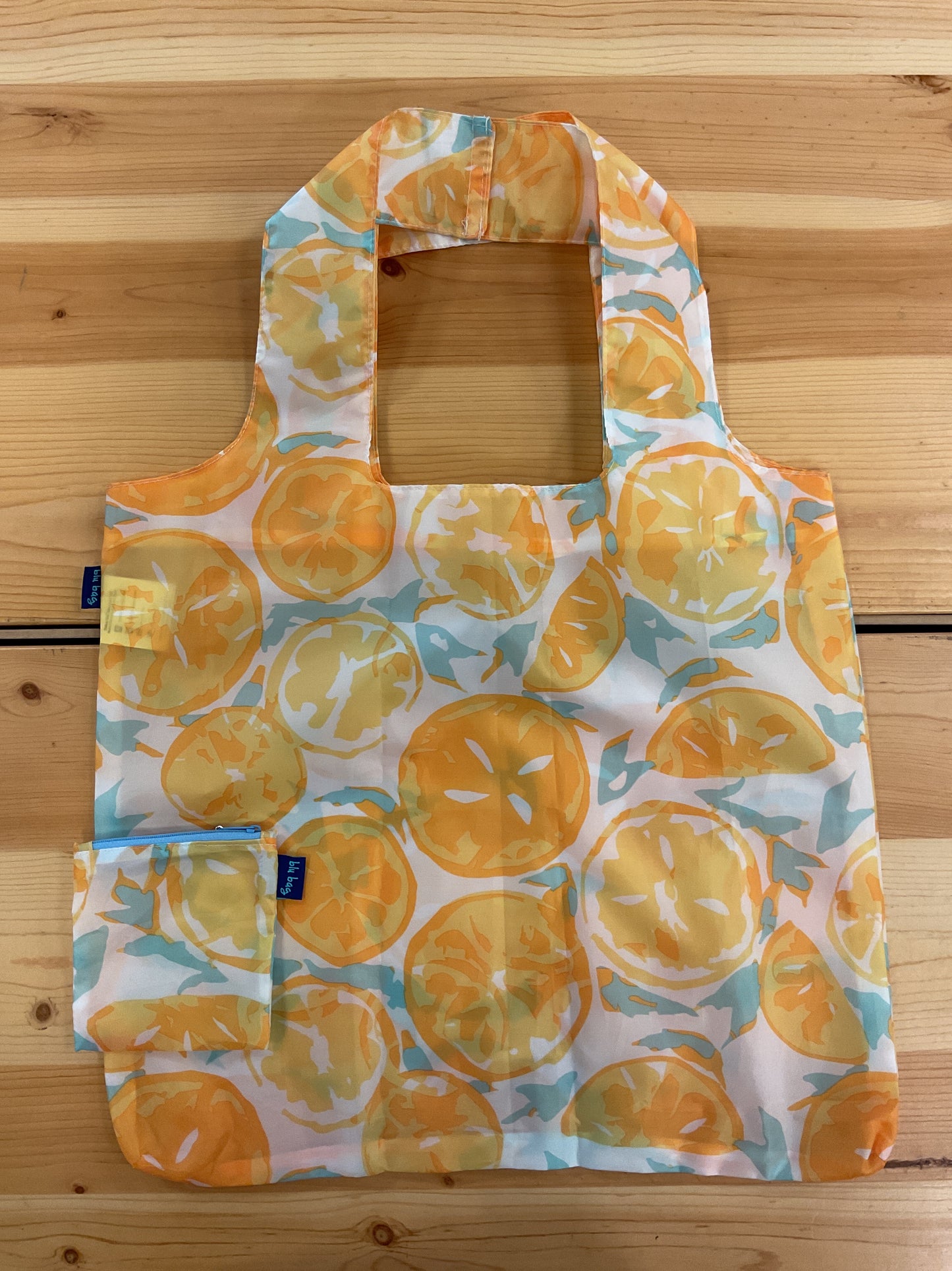 LEMON SLICES BLU BAG