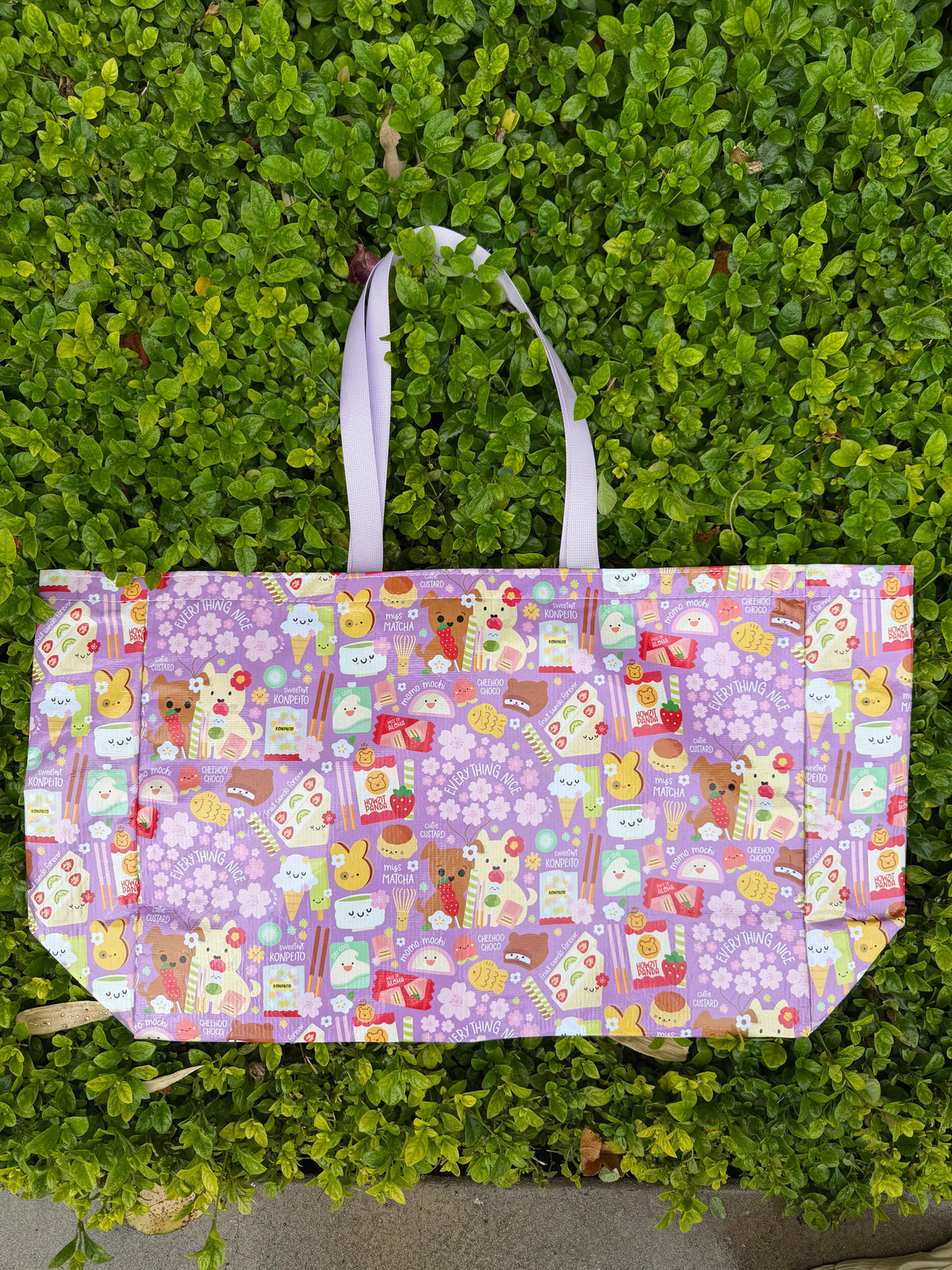 EDEN OVERSIZED CRINKLE BAG EVERYTHING NICE LAVENDER