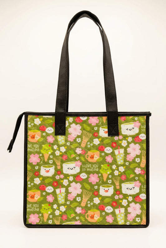 EDEN INSULATED BAG MEDIUM I LOVE YOU SO MATCHA