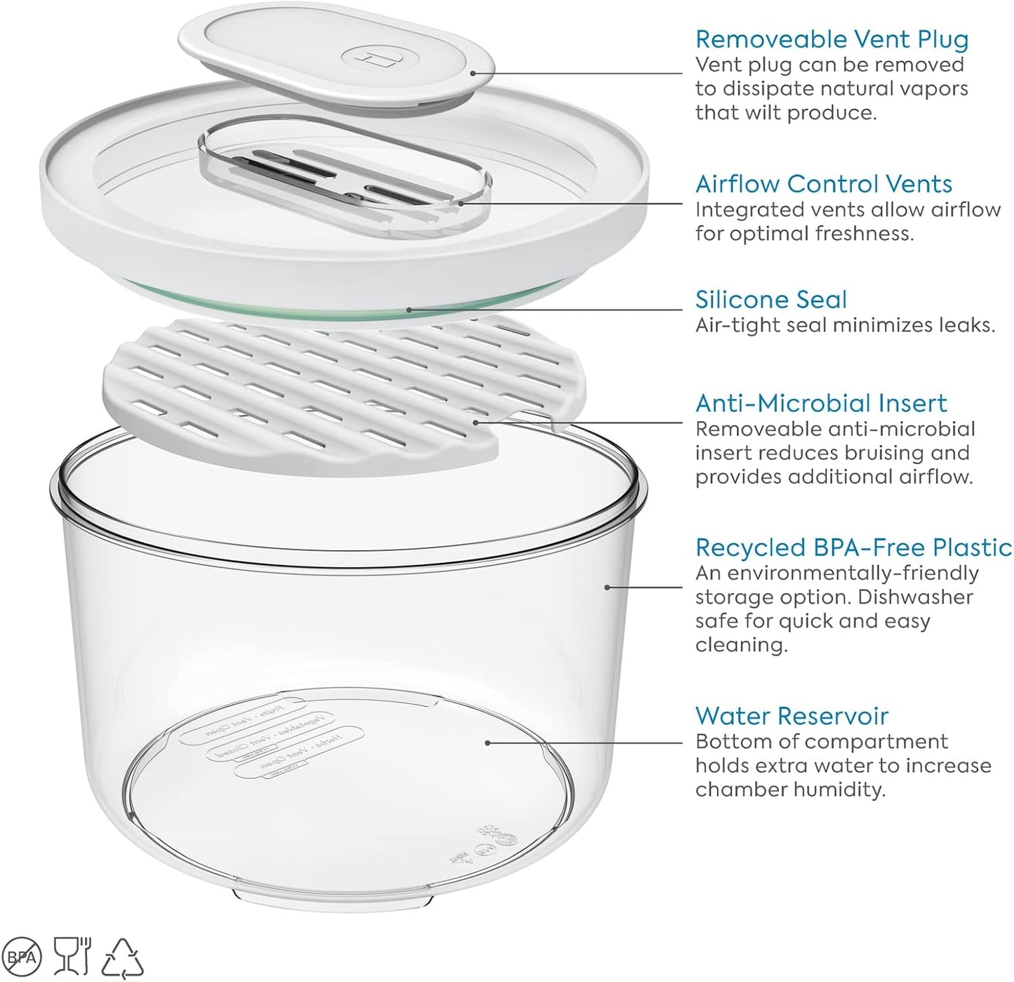 ID FRESH BOWL LARGE CLR/WHT