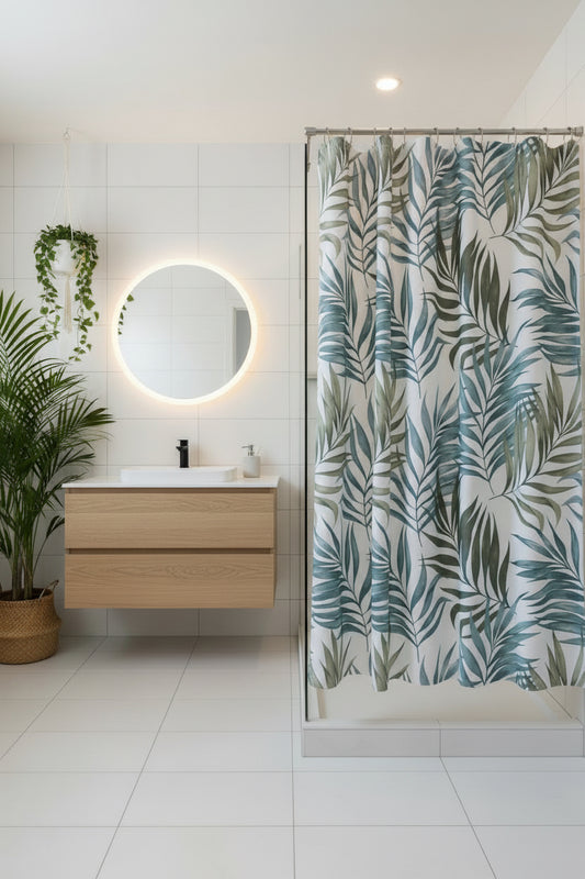KEY LARGO SHOWER CURTAIN 71"X71"