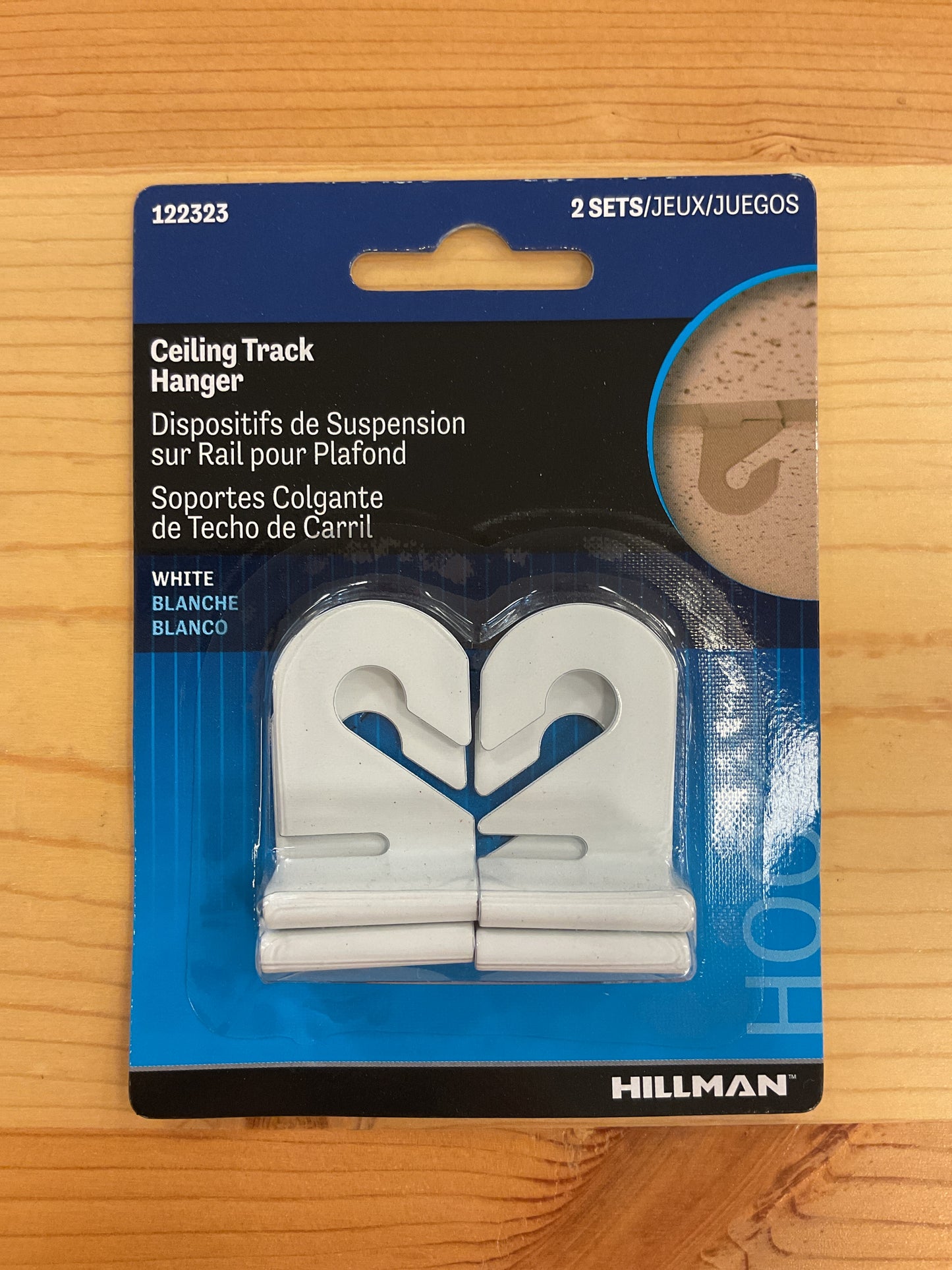 CEILING TRACK HANGERS 4PK