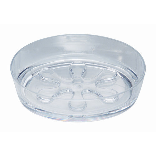 EVA SOAP DISH CLEAR