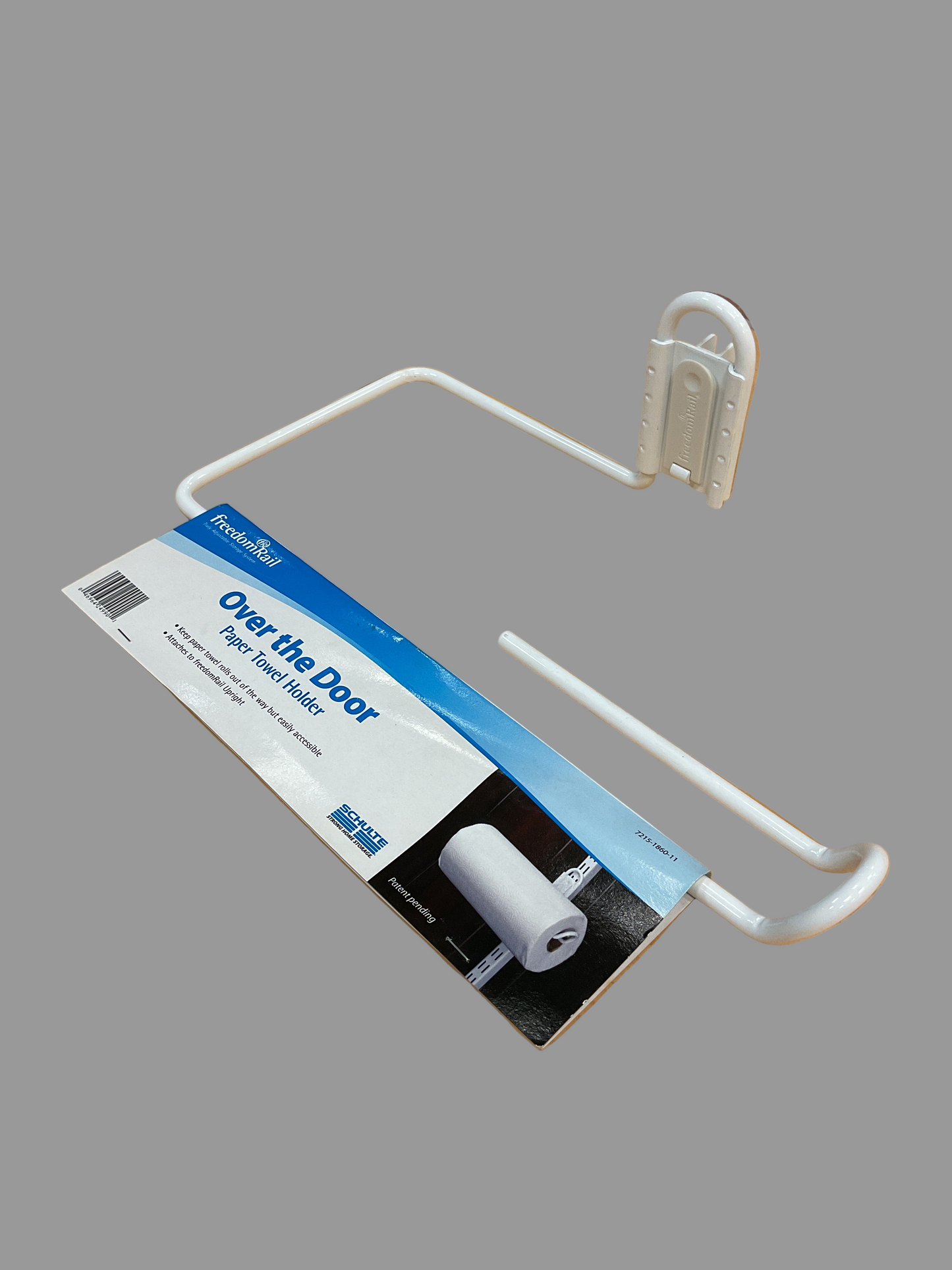 OVERDOOR PAPERTOWEL HOLDER WHT