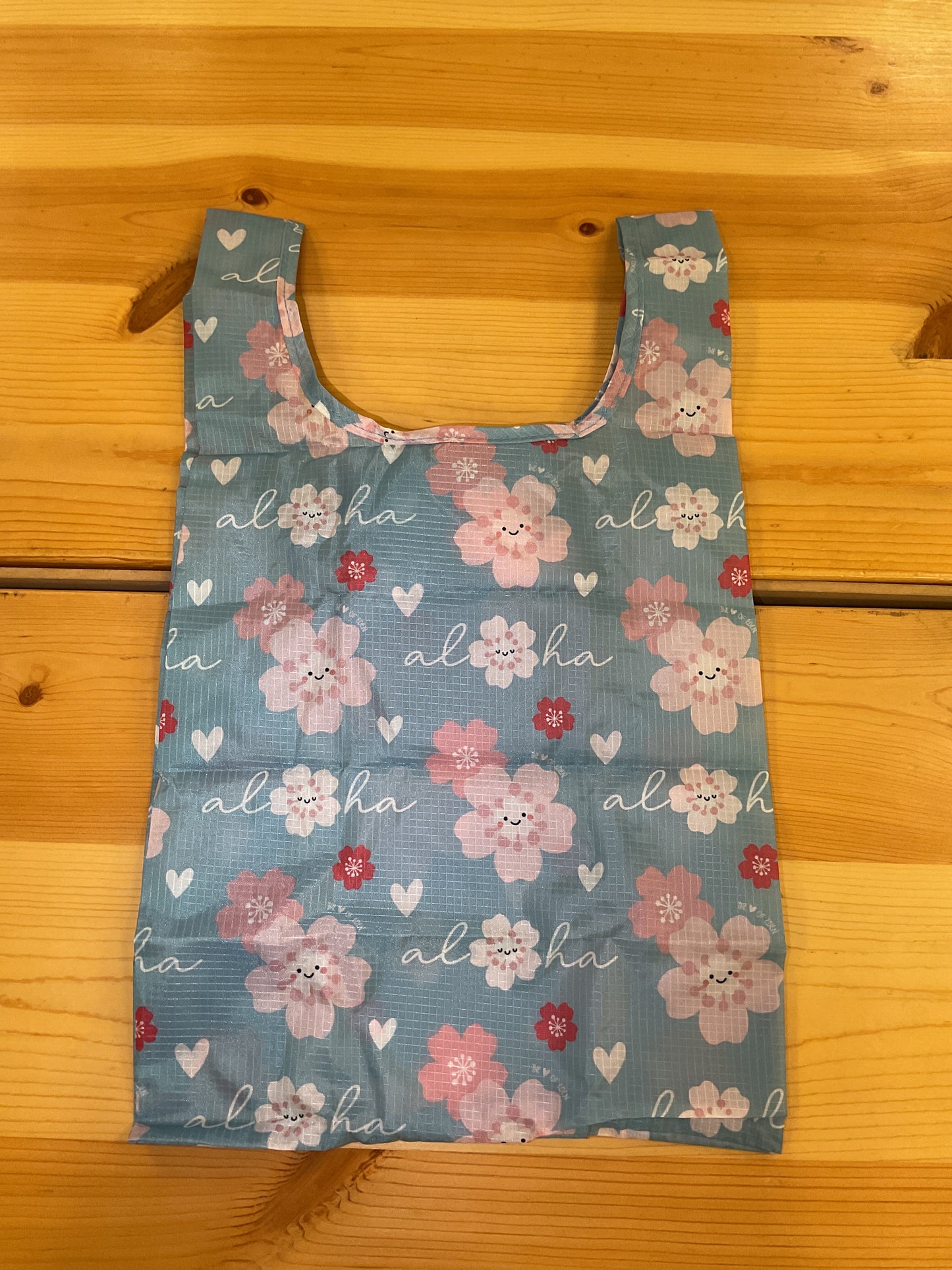 EDEN SMALL TOTE ALOHA SAKURA LT BLUE
