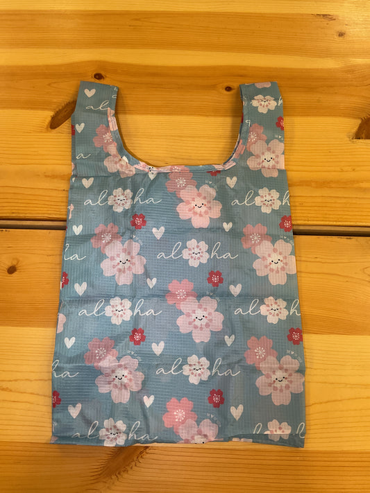 EDEN SMALL TOTE ALOHA SAKURA LT BLUE
