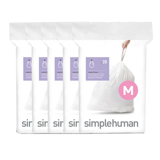 TRASHBAG M 45L/12 GAL 20 CT