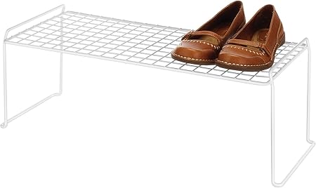 STACKING SHELF LONG WHITE