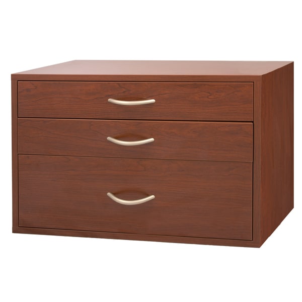 OBOX 3 DRAWER MODERN CHERRY