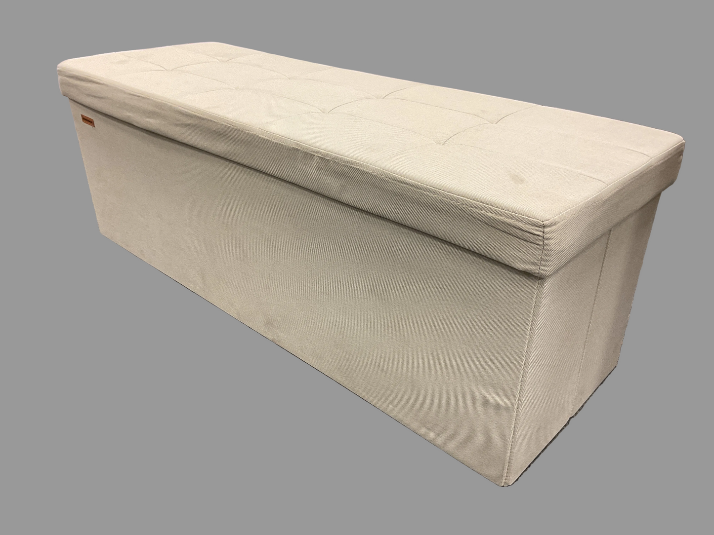 OTTOMAN CREAM 110X38X38CM