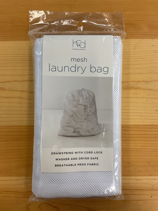 HCD MESH LAUNDRY BAG WHITE