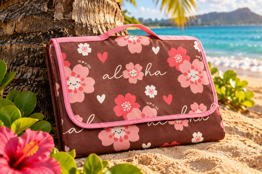 EDEN PICNIC MAT ALOHA SAKURA WINE
