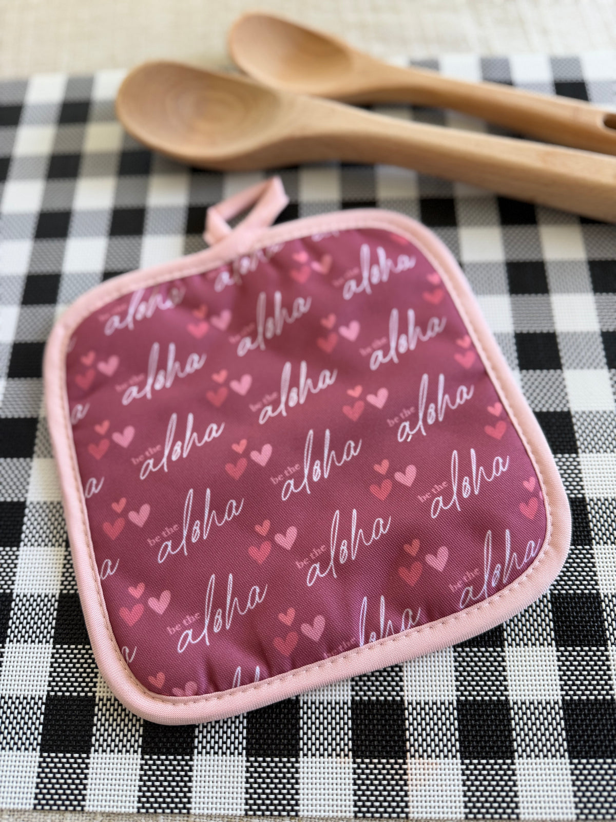 EDEN POT HOLDER BE THE ALOHA SCRIPT