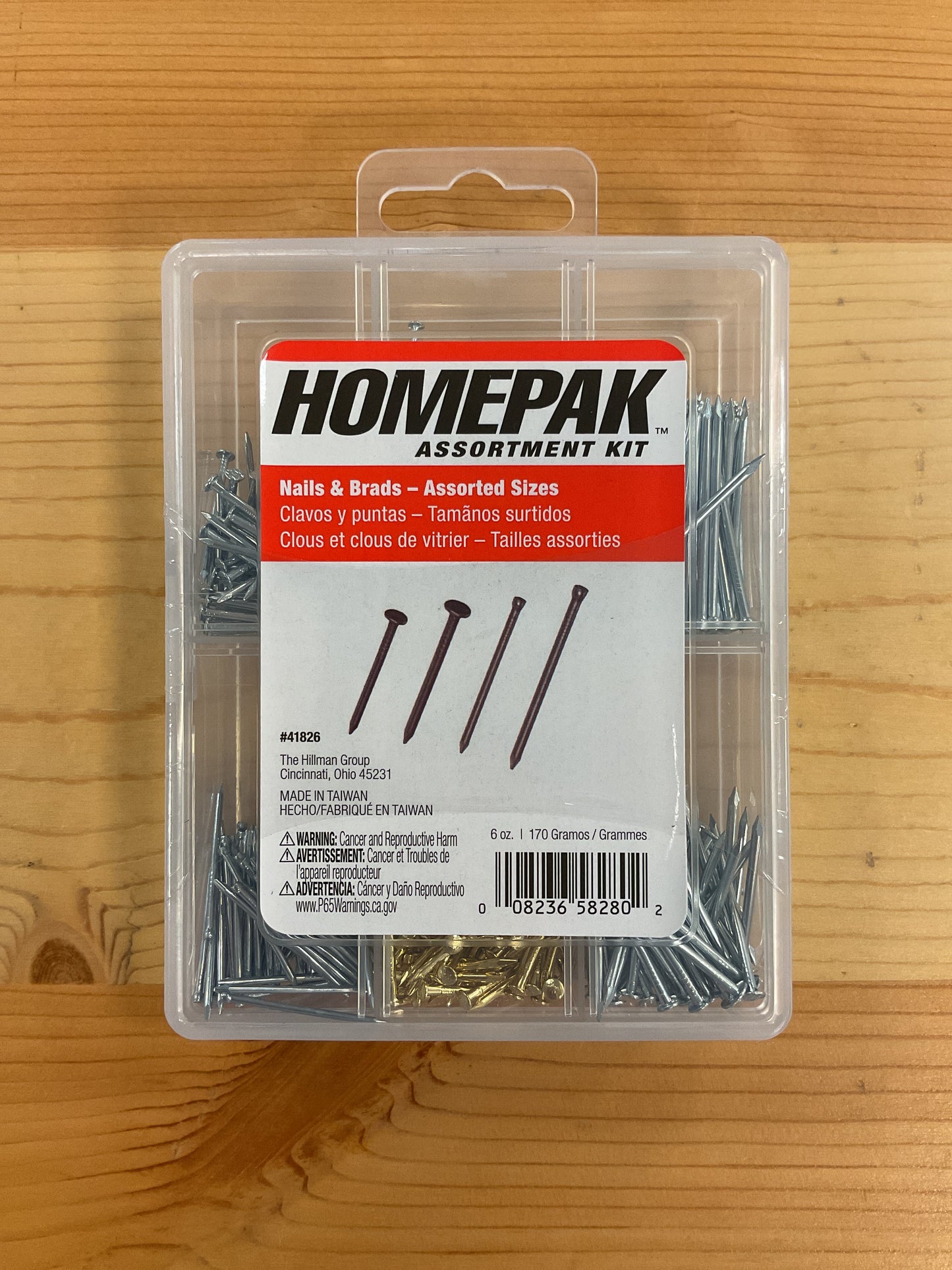 HOMEPAK NAIL & BRAD KIT ASST