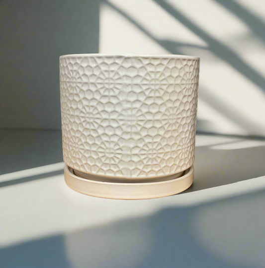 AMELIA PLANTER 10" WHITE