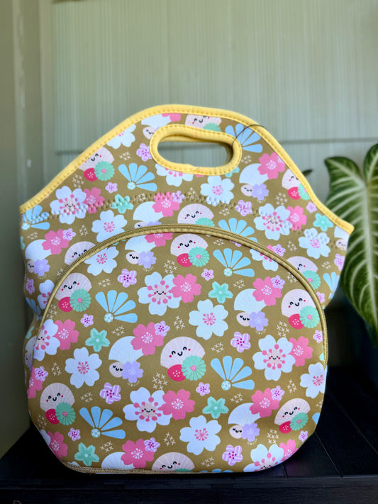 EDEN NEOPRENE LUNCH BAG CUTE LIL FUKUOKA GOLD