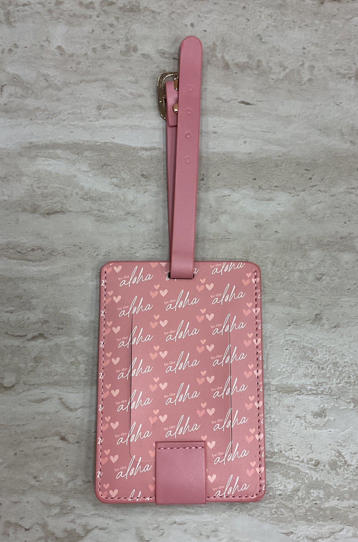 EDEN LUGGAGE TAG BE THE ALOHA SCRIPT