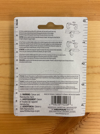 CEILING TRACK HANGERS 4PK