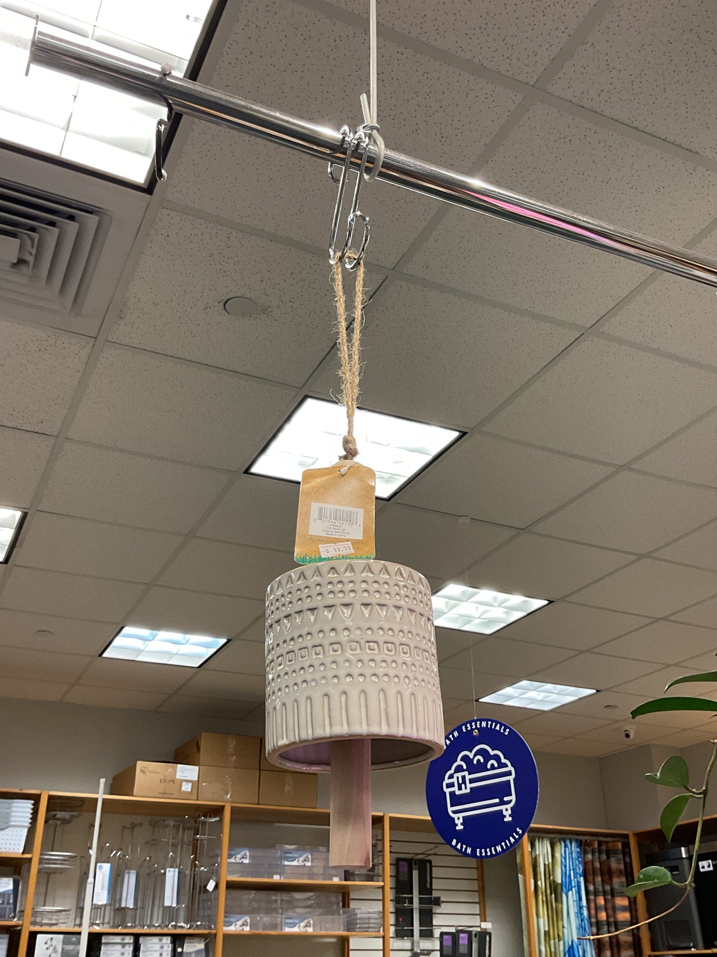 BELL CHIMES CERAMIC 18"