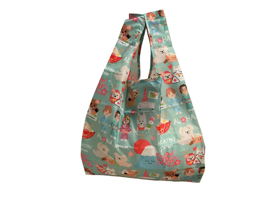 EDEN MED TOTE ALOHA JAPAN MINT