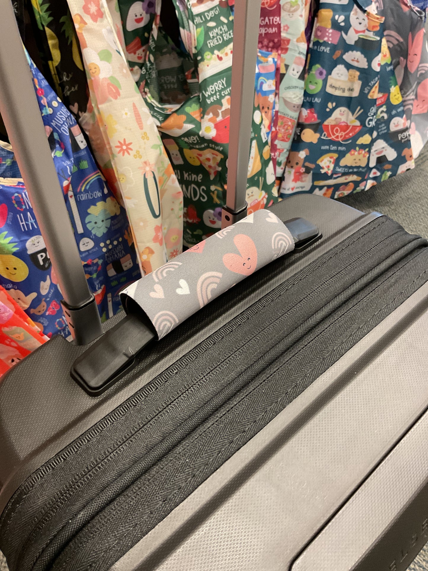 EDEN LUGGAGE WRAP BE THE ALOHA CHARCOAL