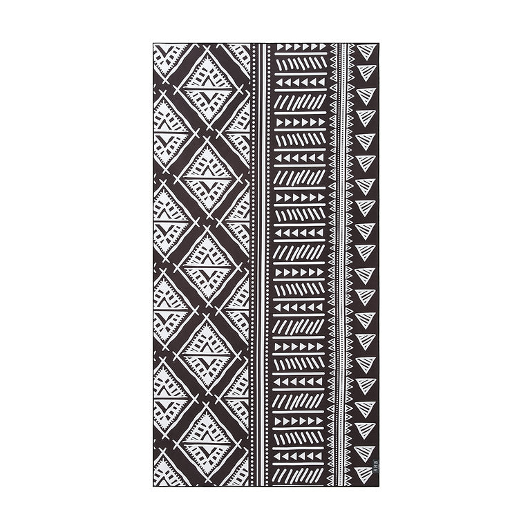 RHB BEACH TOWEL BLACK TRIBAL