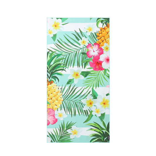 RHB BEACH TOWEL PINEAPPLE FLOWERS