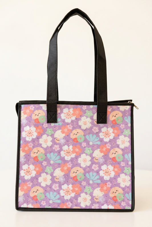 EDEN INSULATED BAG MEDIUM CUTE LIL FUKUOKA LAVENDER