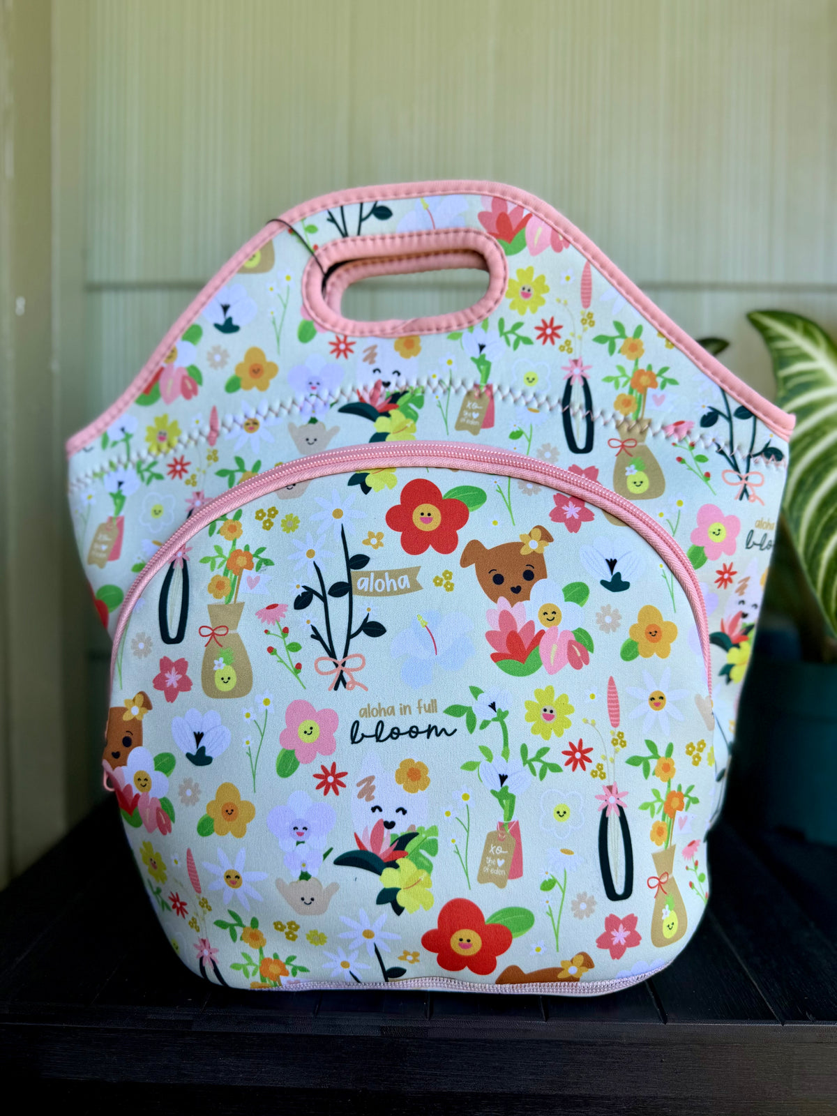 EDEN NEOPRENE LUNCH BAG IN FULL BLOOM