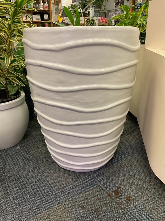 TALL WAVE PLTR 26.4" WHITE