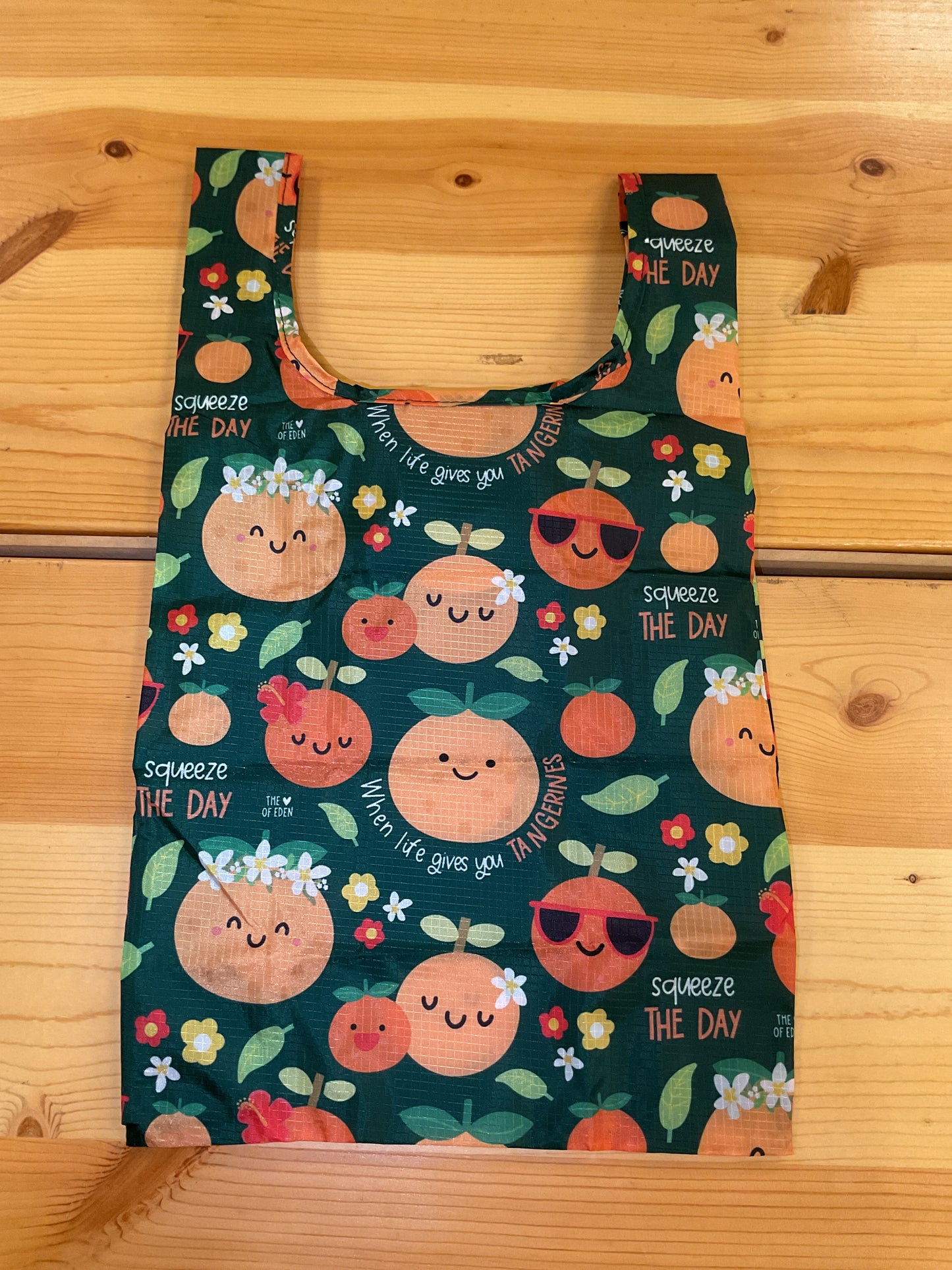 EDEN SMALL TOTE LIFE GIVES TANGERINES