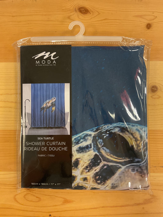 SEA TURTLE SHOWER CURTAIN