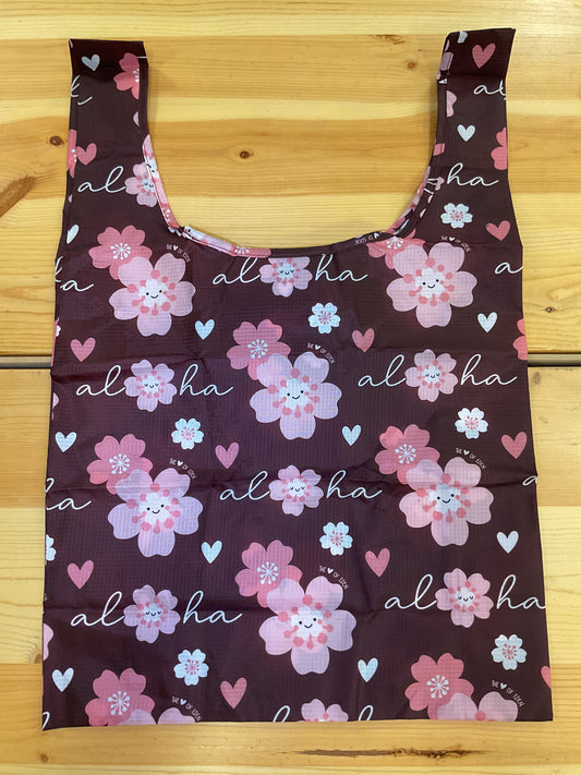 EDEN MEDIUM TOTE ALOHA SAKURA WINE